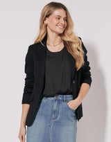 Timeless Ponte Blazer - Black