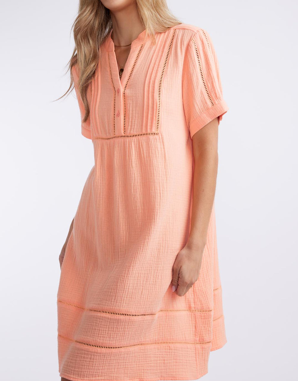 Positano Dress - Sorbet Orange