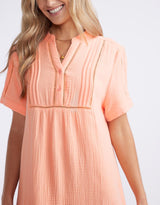 Positano Dress - Sorbet Orange