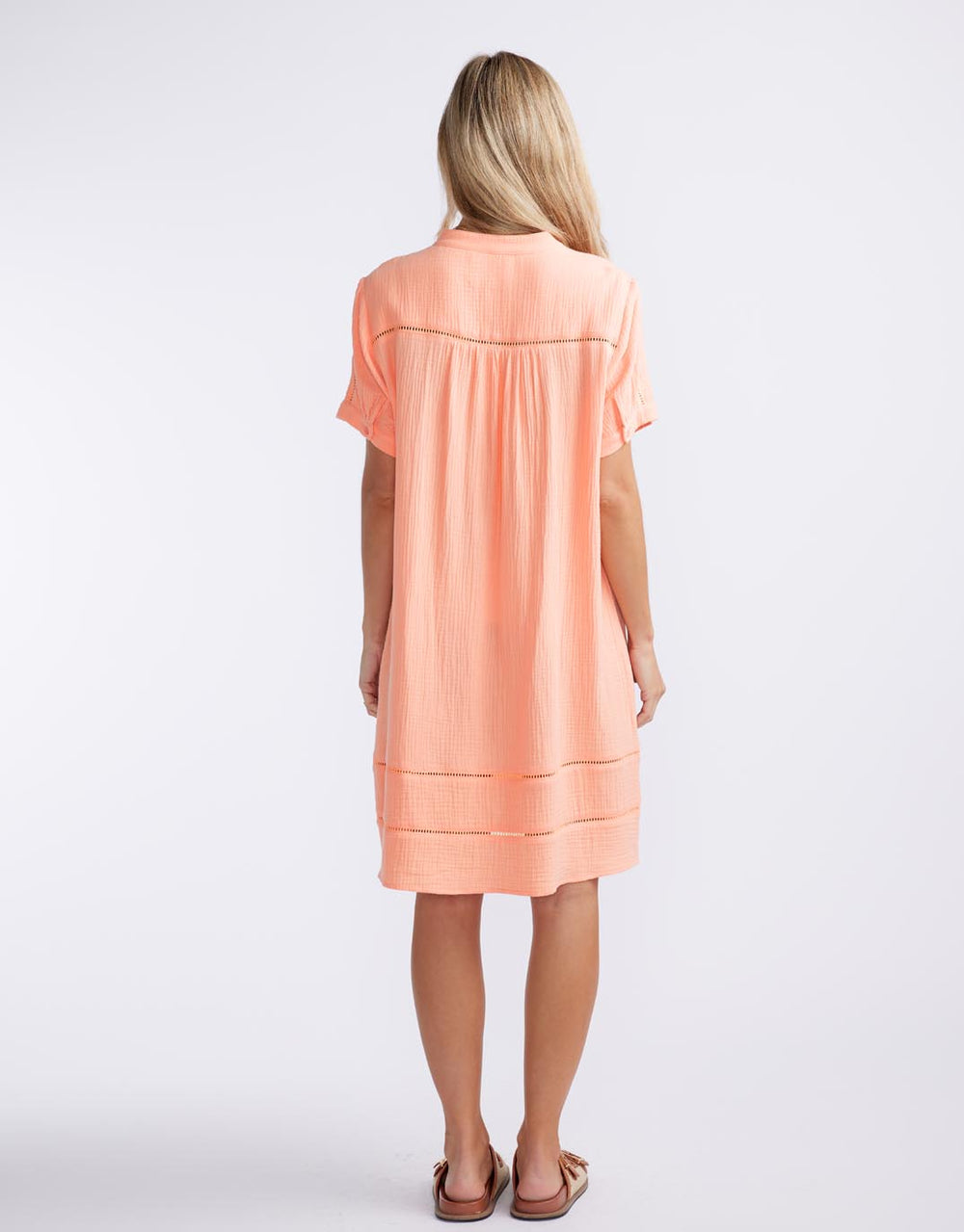 Positano Dress - Sorbet Orange