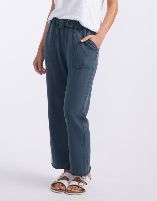 Raw Edge Lounge Pant - Washed Navy
