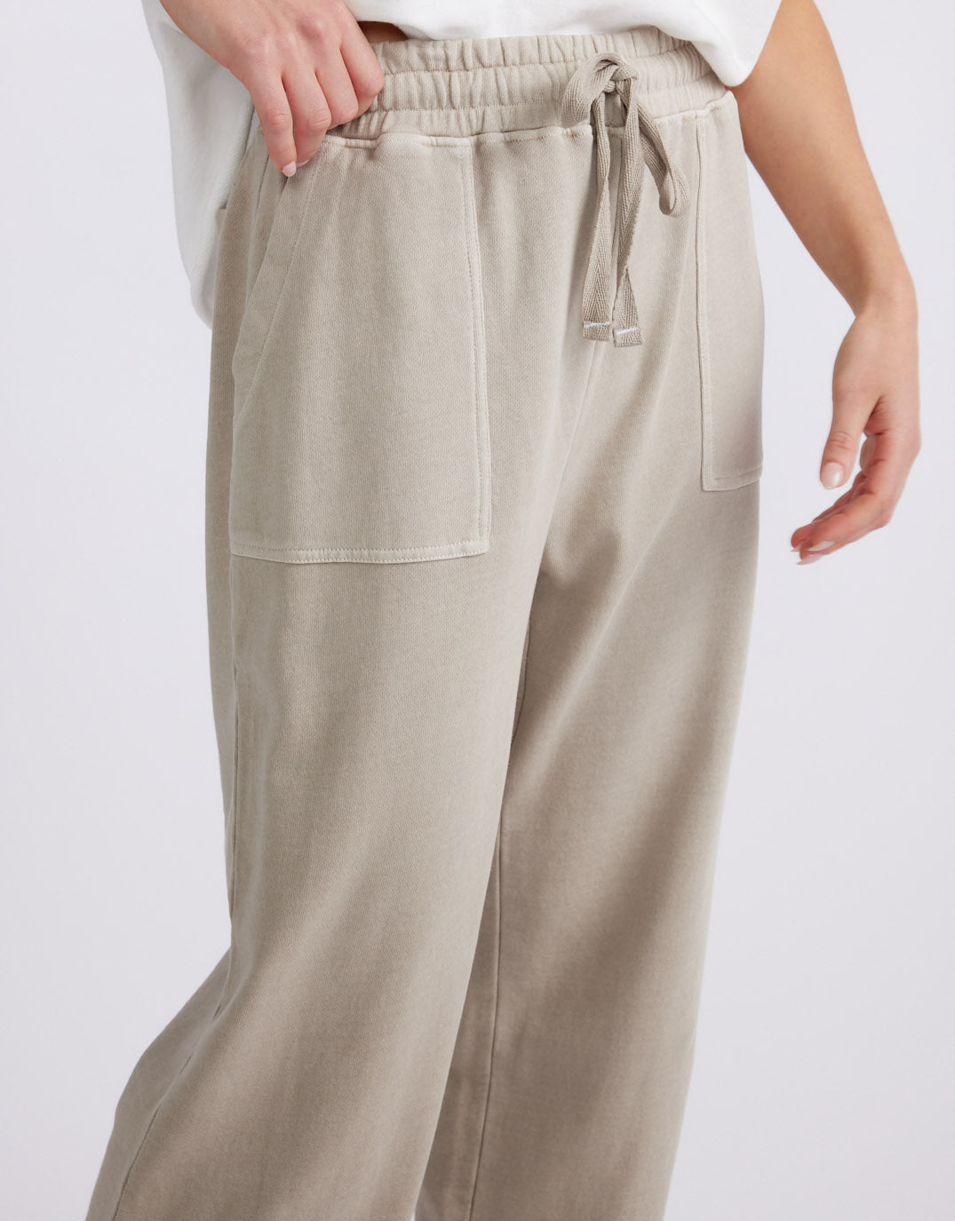 Raw Edge Lounge Pant - Washed Stone