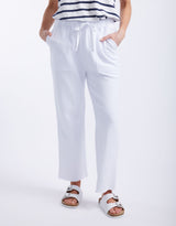 Raw Edge Lounge Pant - White