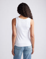 Rib Tank - White