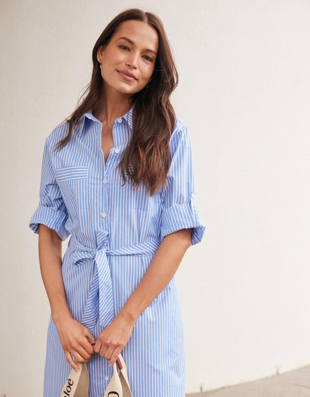 Buy Hayley Shirt Dress - Blue/White Stripe White & Co. for Sale Online New  Zealand | White & Co.