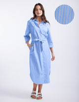 white-co-shirt-dress-blue-white-stripe-womens-clothing