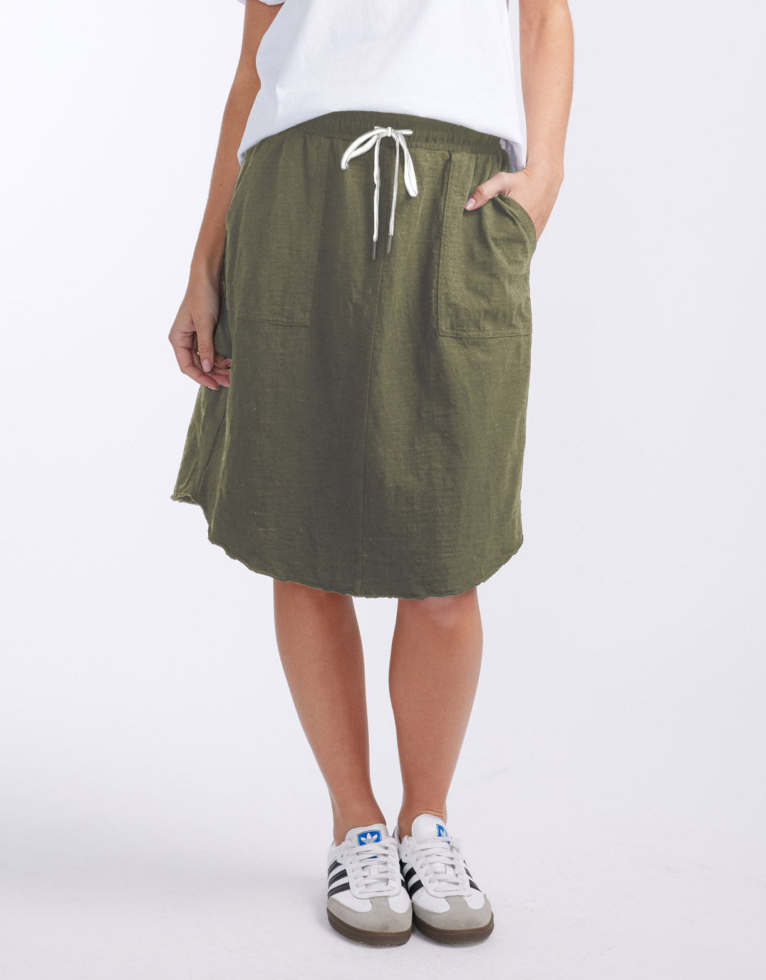 white-co-signature-skirt-khaki-womens-clothing