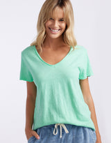 white-co-summer-vee-tee-honeydew-mint-womens-clothing