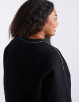 white-co-the-lounger-crew-black-womens-clothing