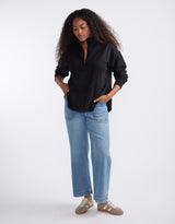 white-co-unwind-half-zip-sweater-black-womens-clothing