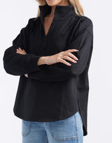 white-co-unwind-half-zip-sweater-black-womens-clothing
