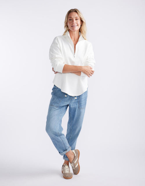 white-co-unwind-half-zip-sweater-white-womens-clothing