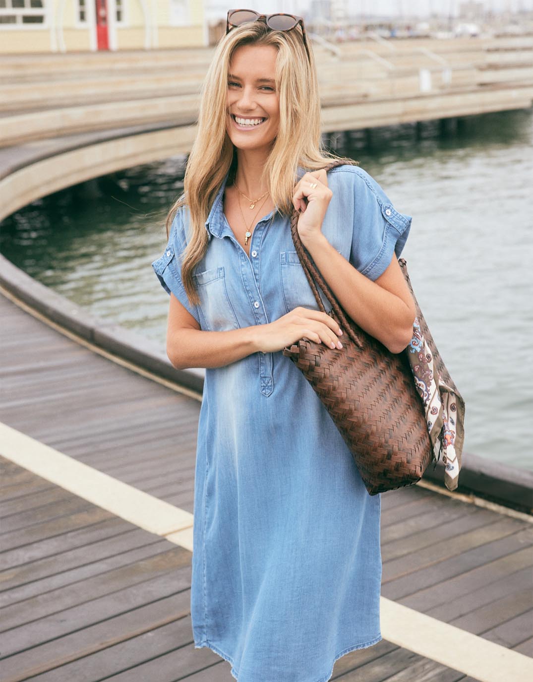 denim shirt dress nz Jenna Blue Denim Shirt Dress