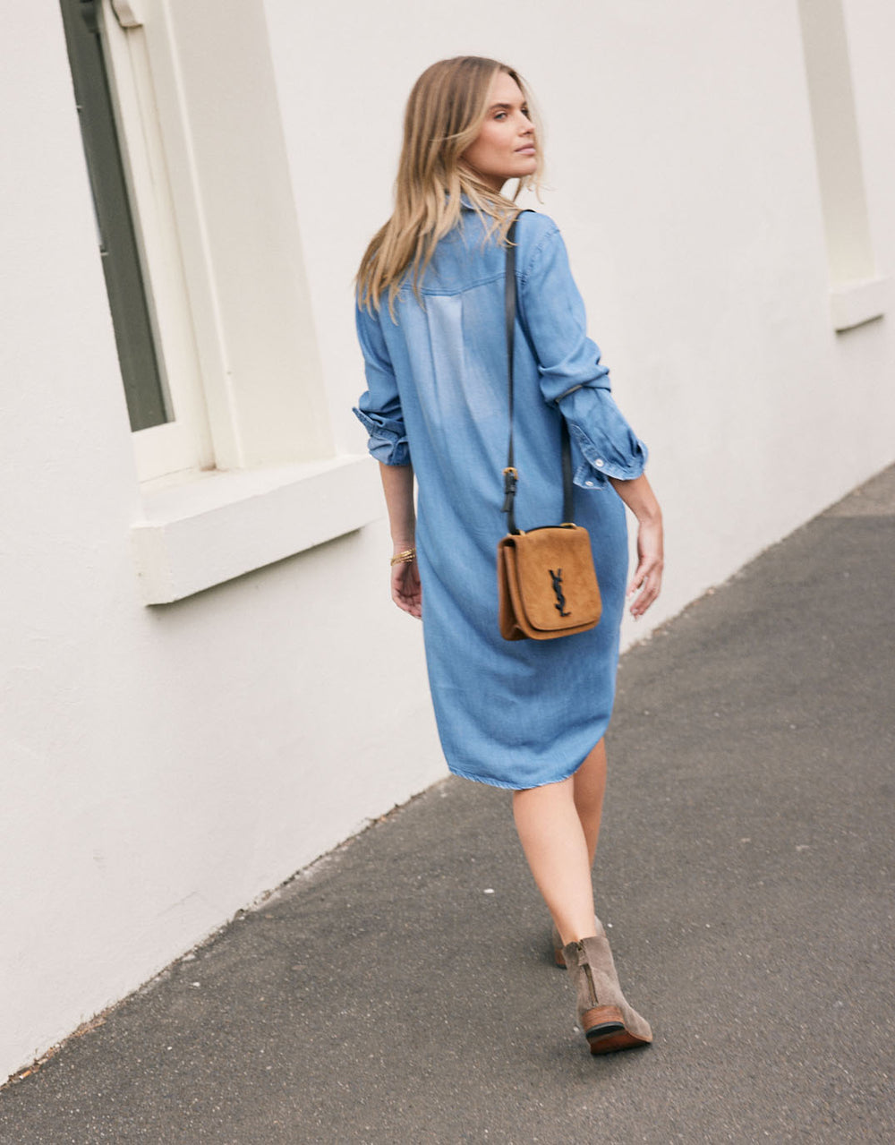Cleo Vintage Dress - Denim