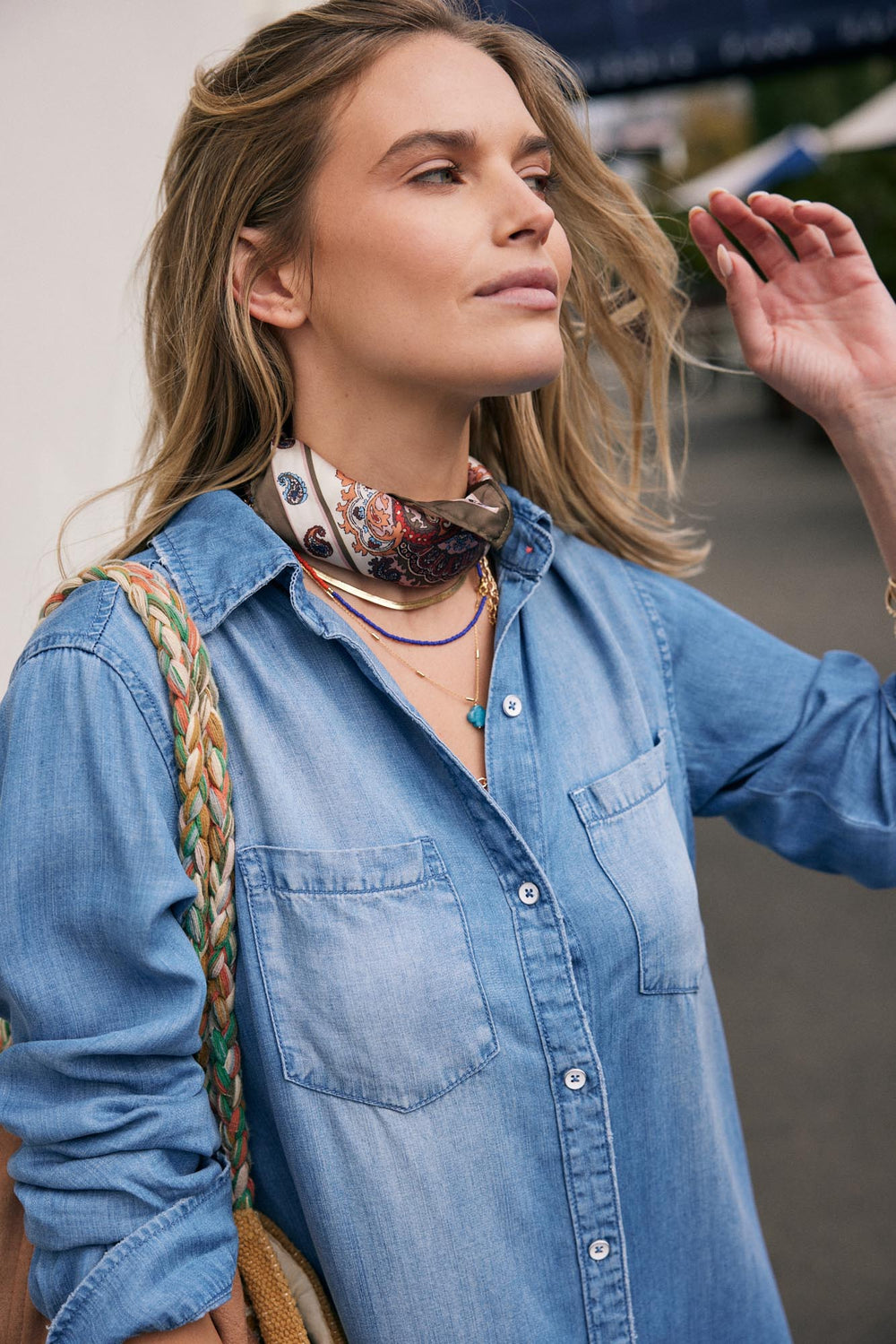 Cleo Vintage Dress - Denim