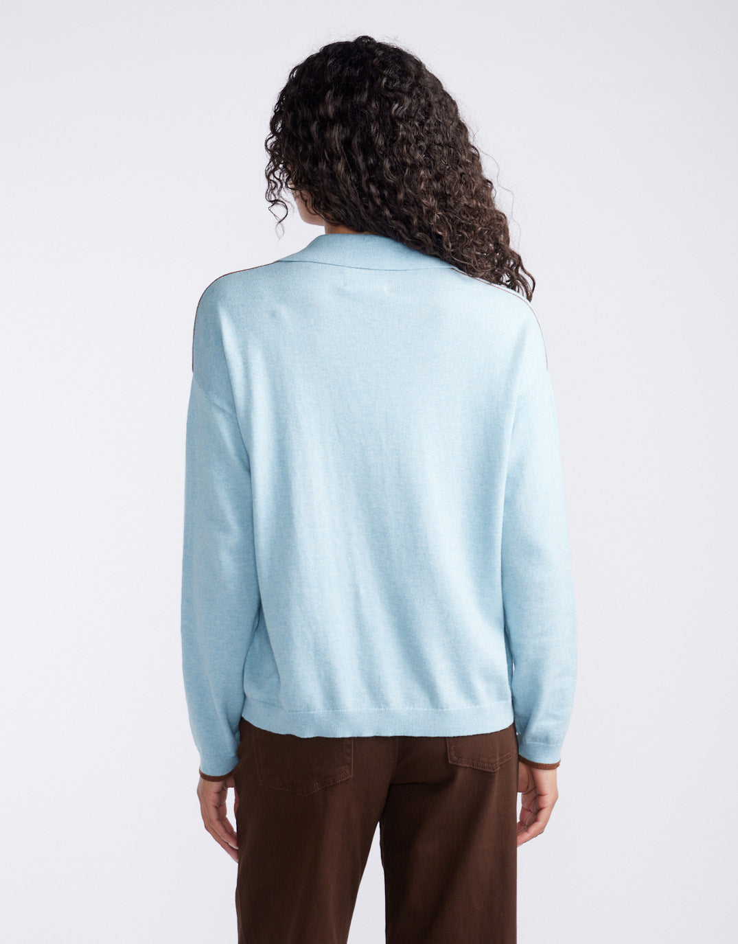 Polo Frenchie Knit - Ice Blue