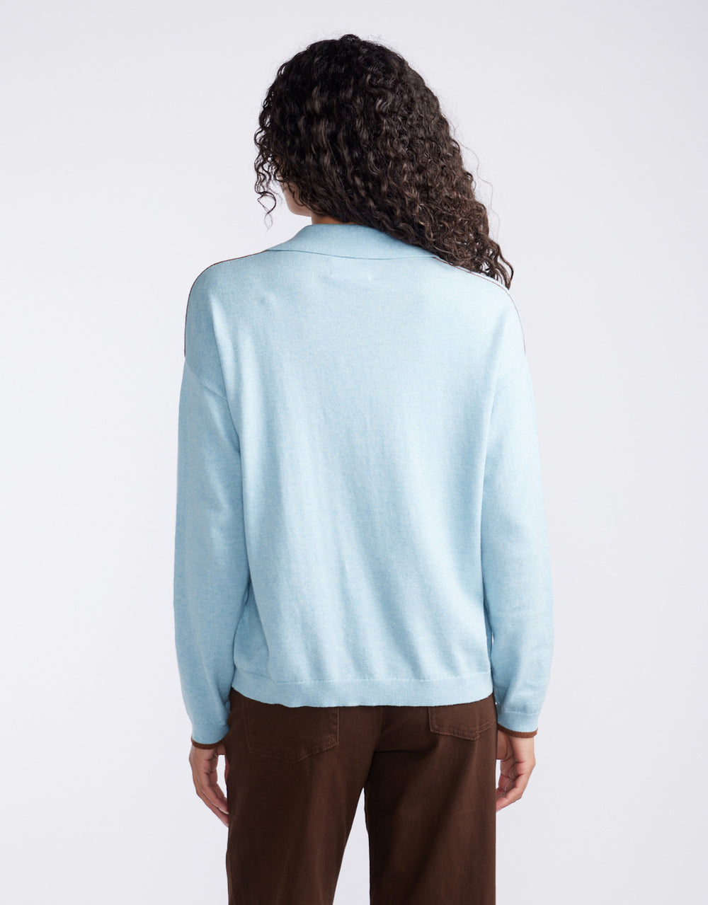 Polo Frenchie Knit - Ice Blue