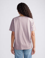 Relaxed Tee - Lilac/Chocolate