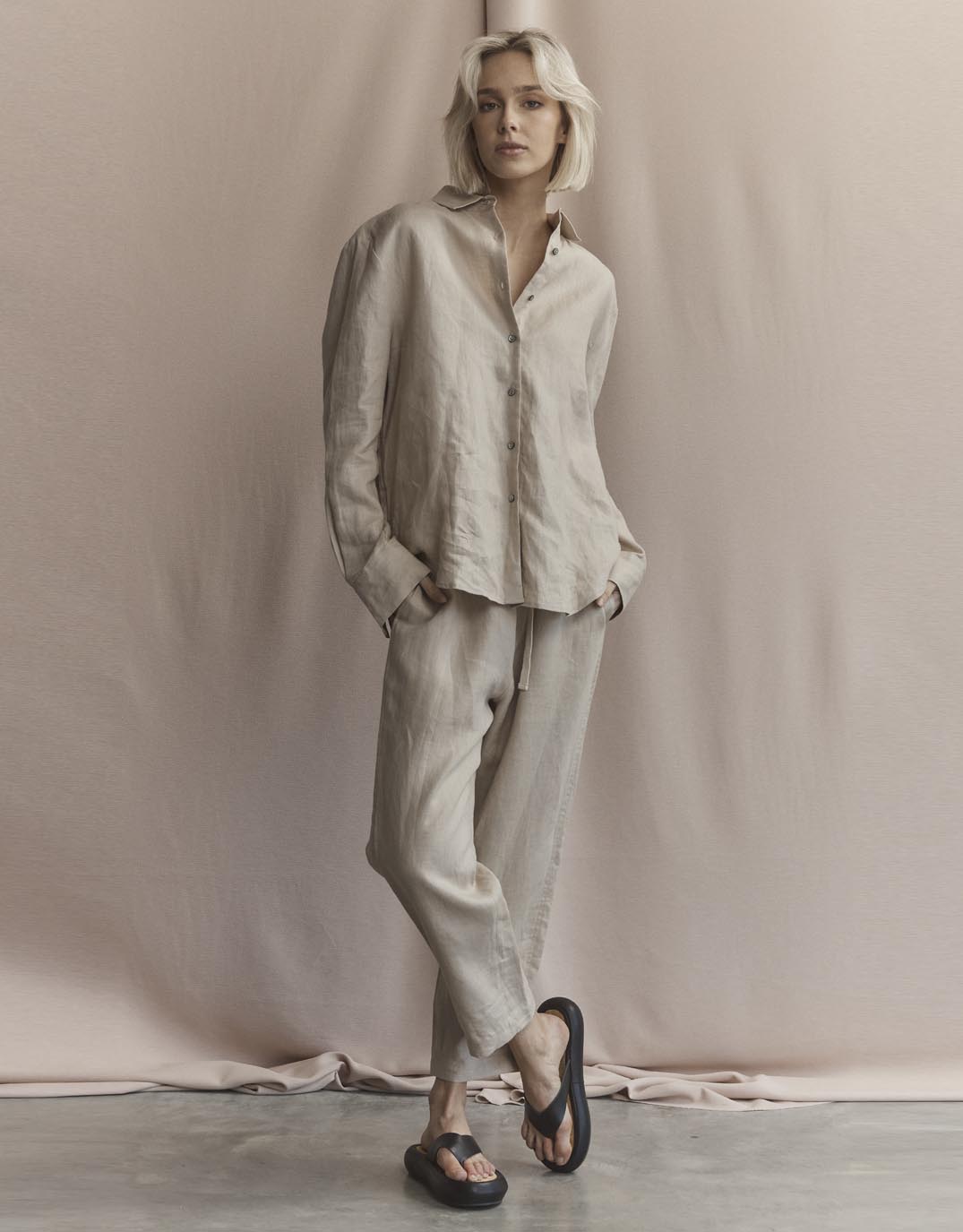 Abigail Pant - Oatmeal