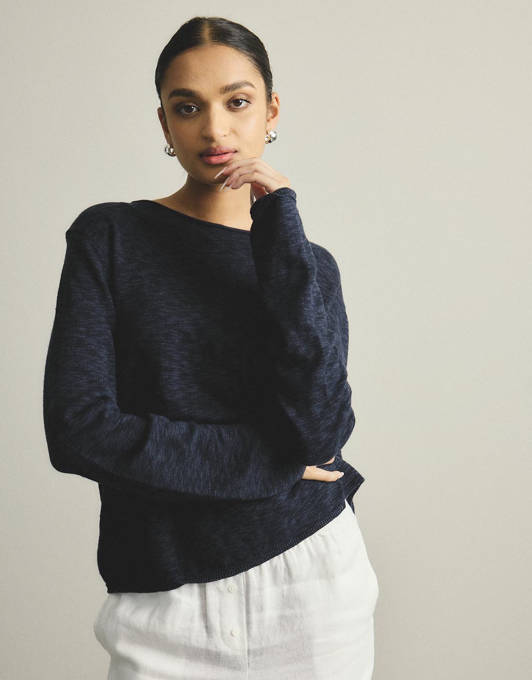 Harper Sweater - Navy
