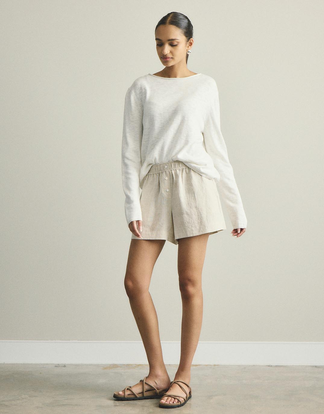 Harper Sweater - White