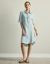 Hettie Shirt Dress - Sage