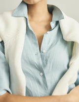 Hettie Shirt Dress - Sage
