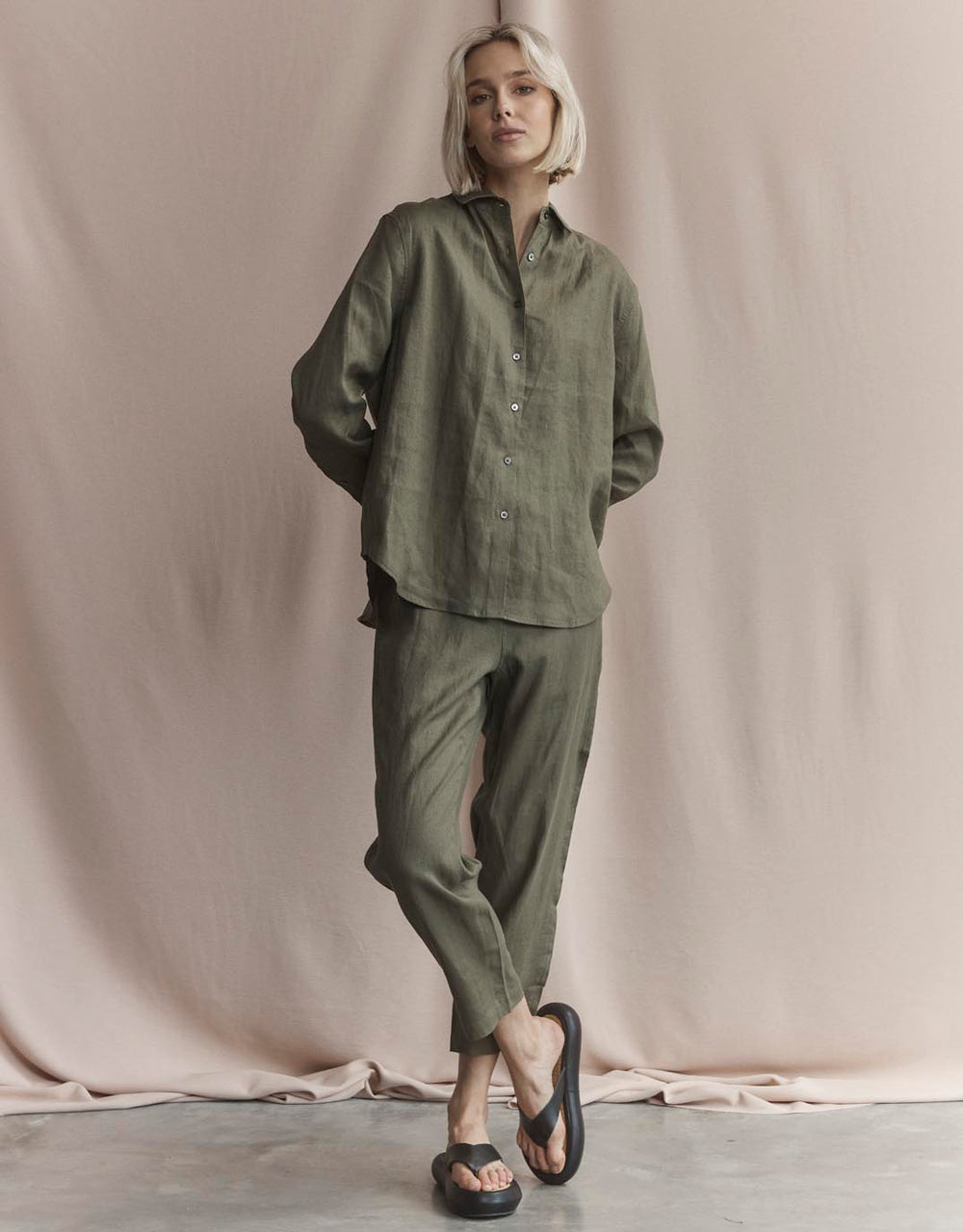 white-ftl-katie-linen-shirt-khaki-womens-clothing