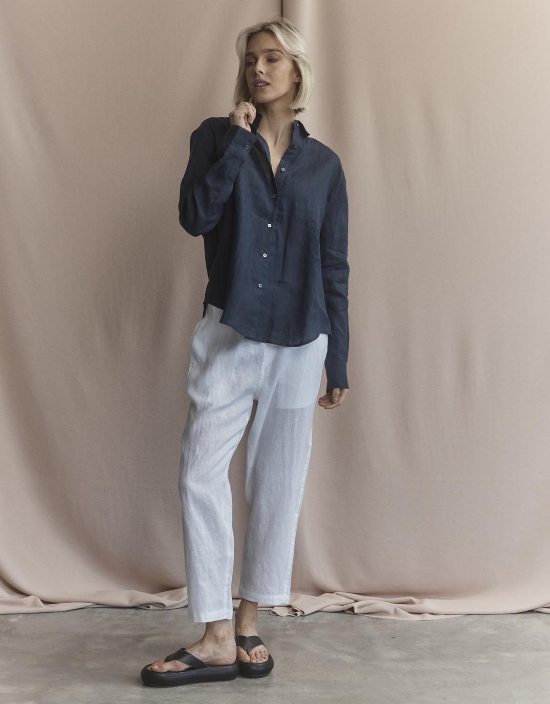 Katie Shirt - Navy