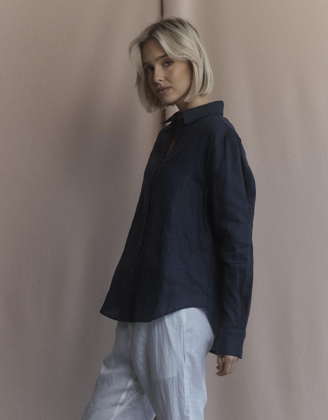Katie Shirt - Navy
