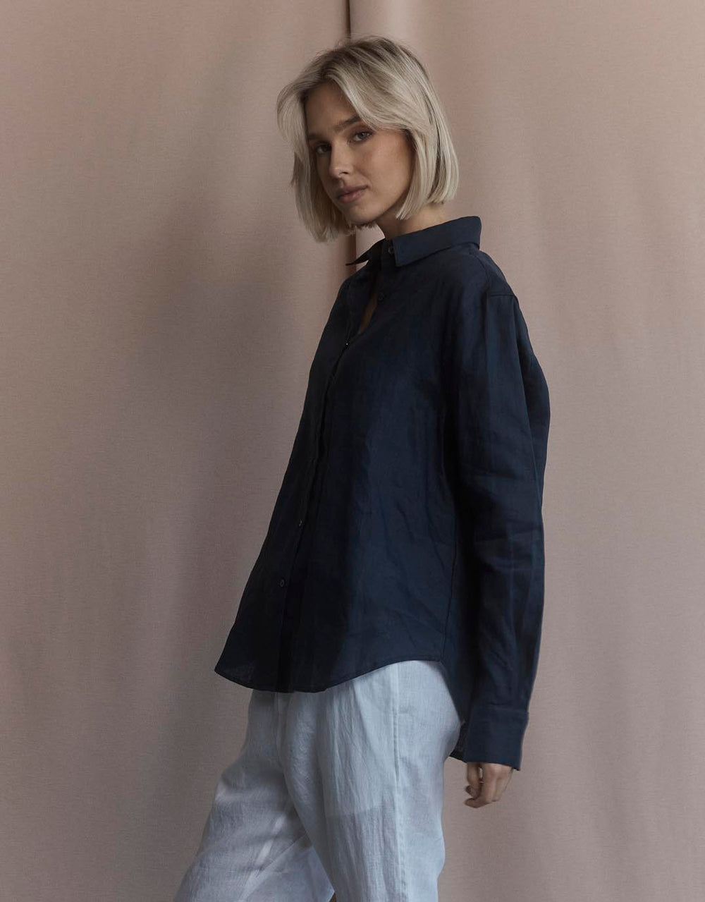 Katie Shirt - Navy