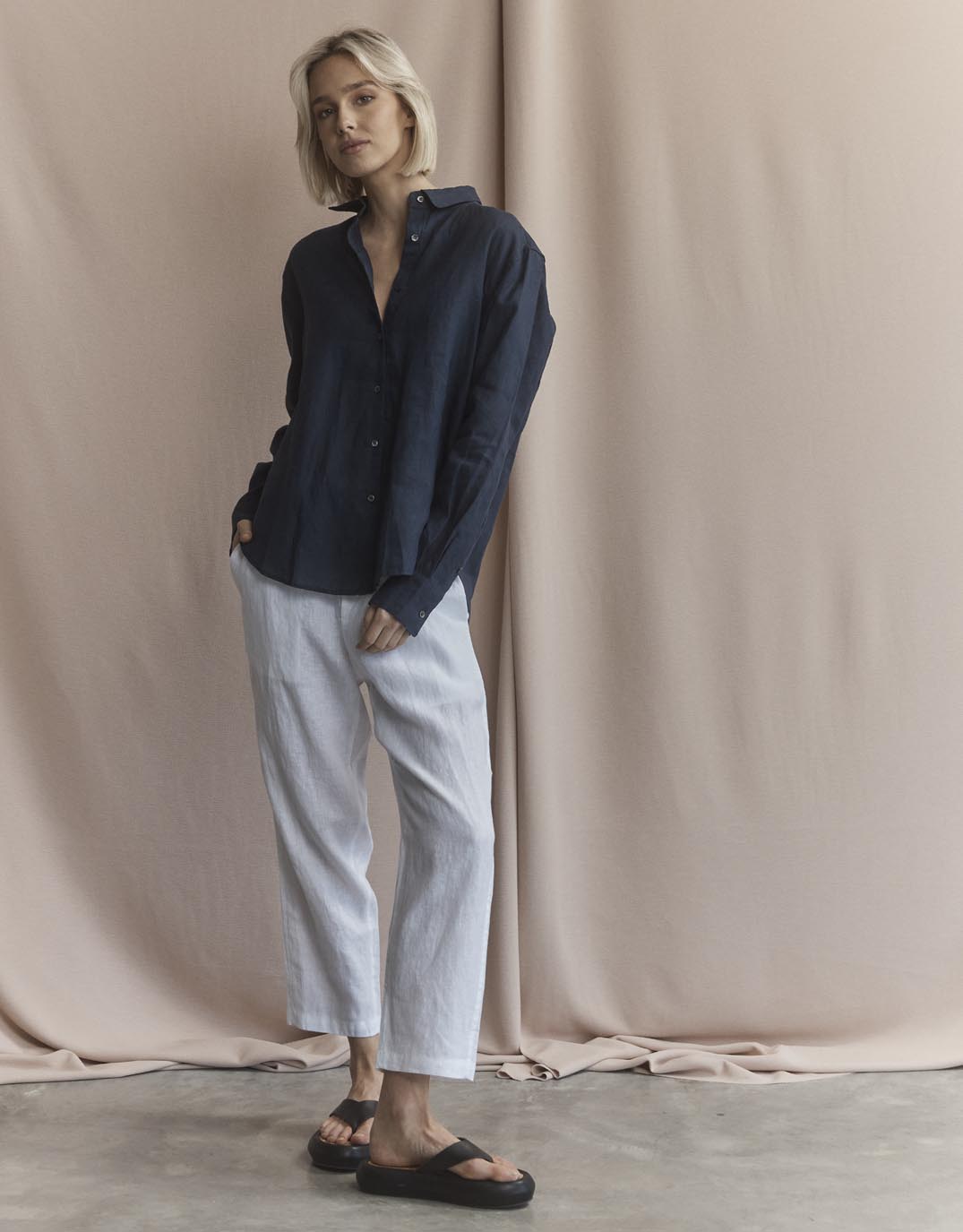Katie Shirt - Navy