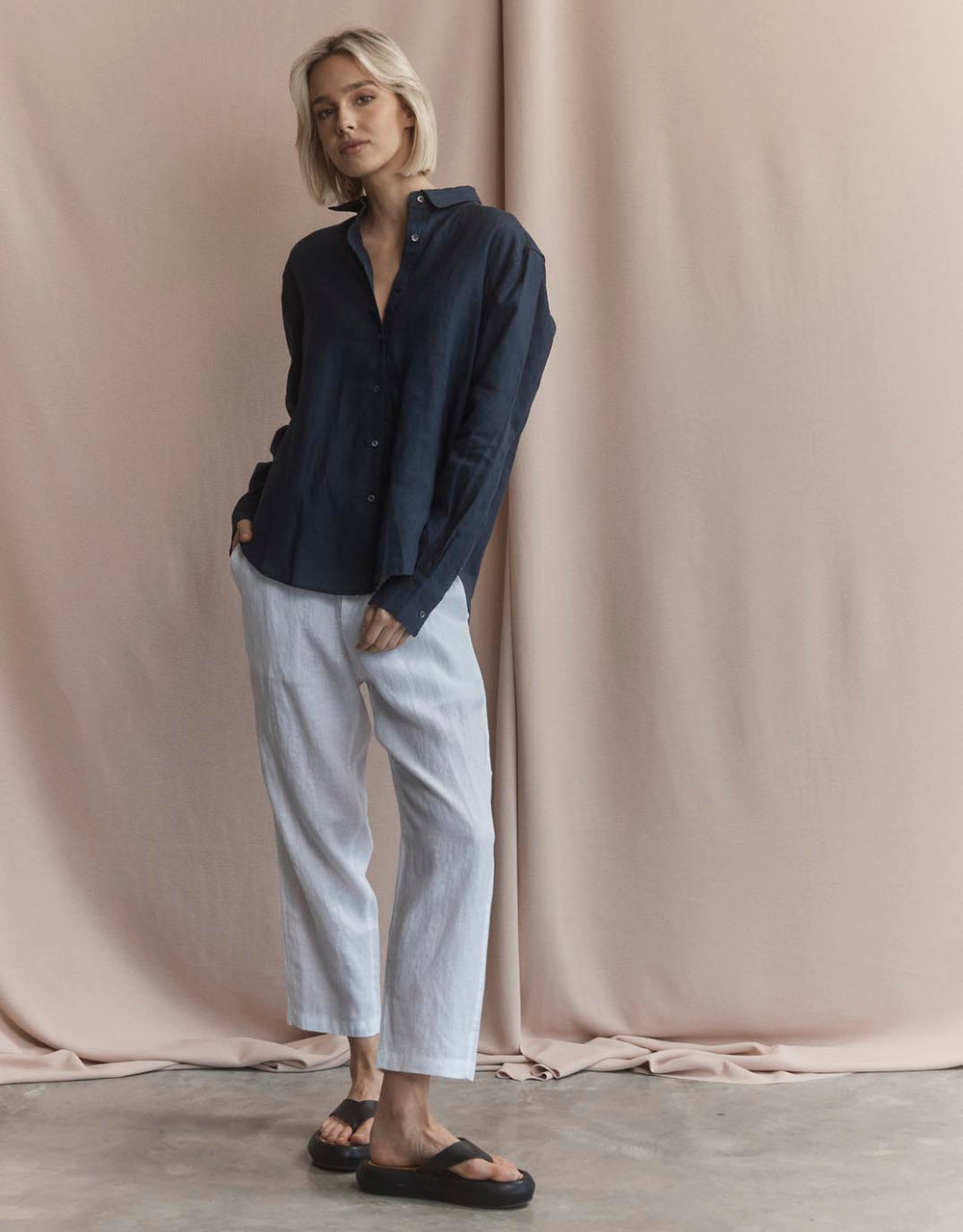 Katie Shirt - Navy