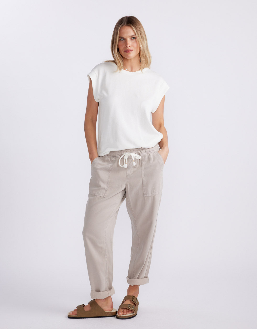 Beach Comber Pant - Stone