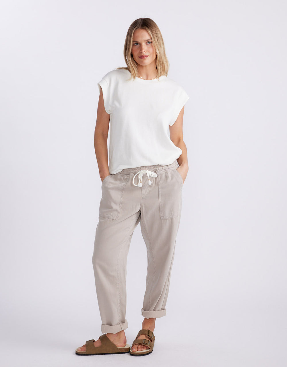 Beach Comber Pant - Stone