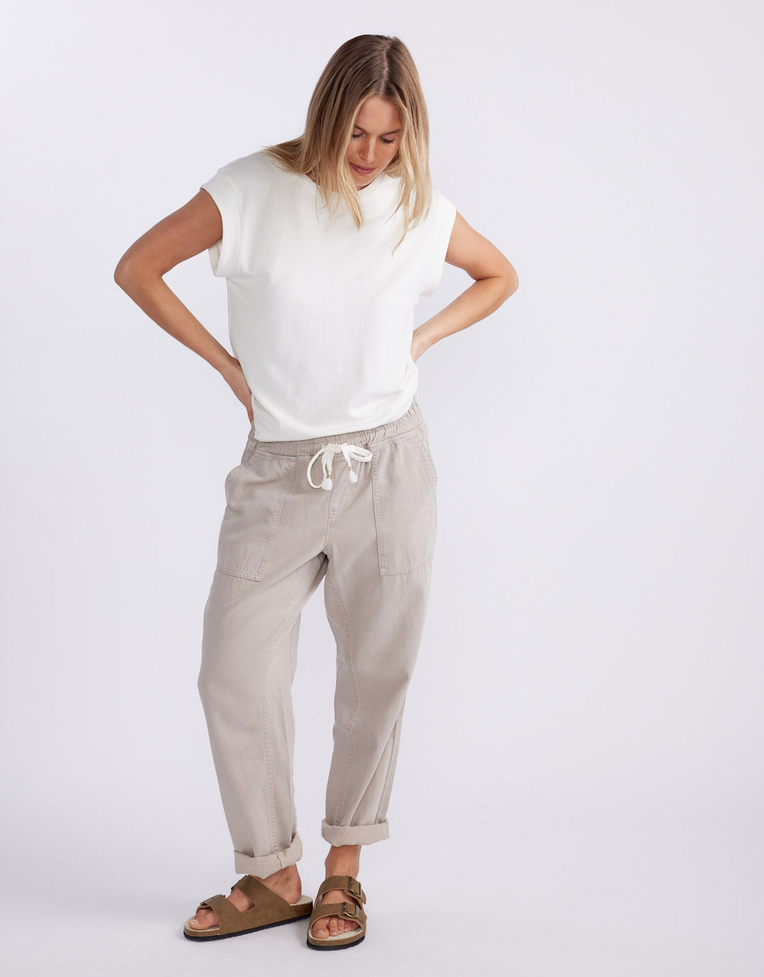 Beach Comber Pant - Stone