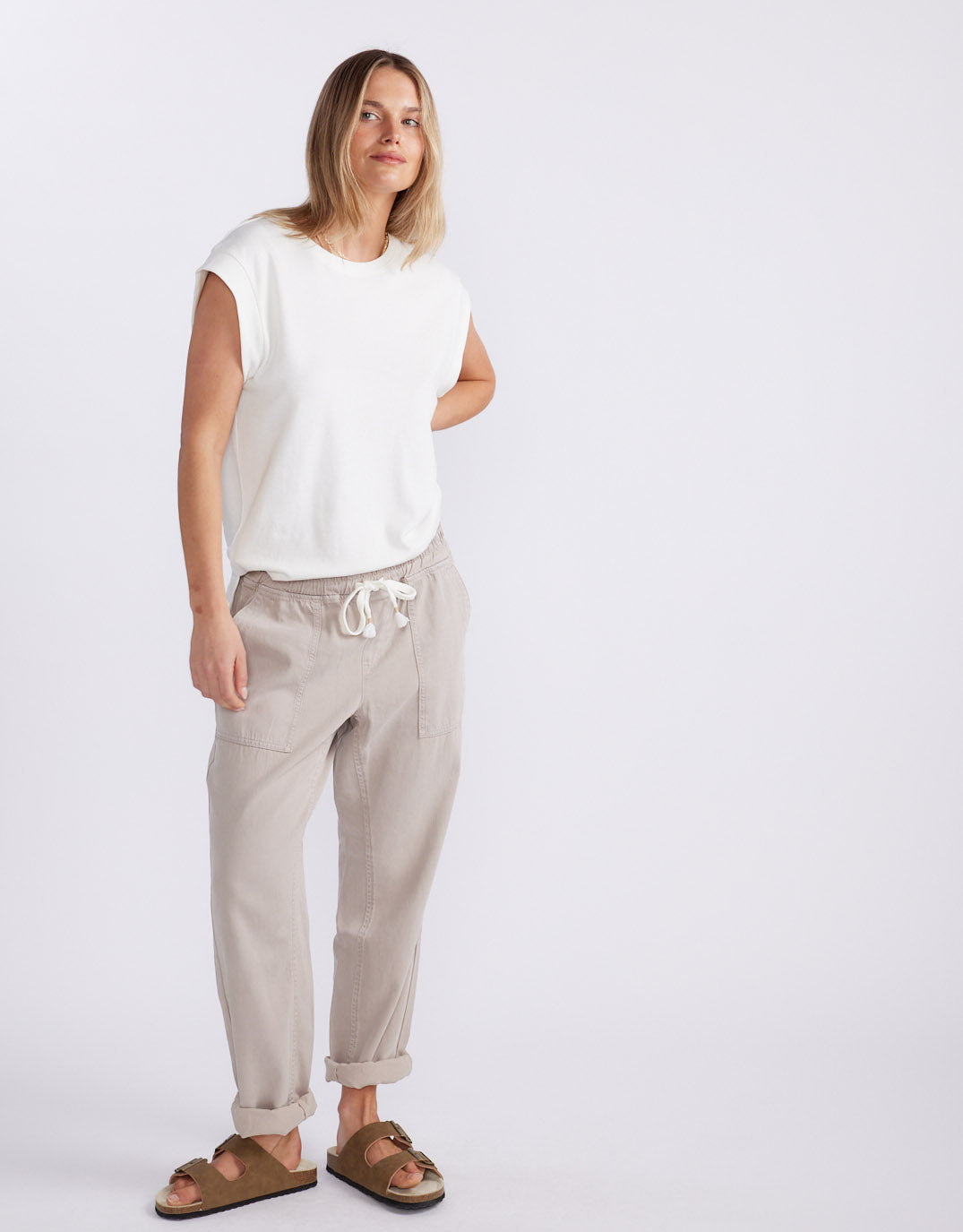 Beach Comber Pant - Stone