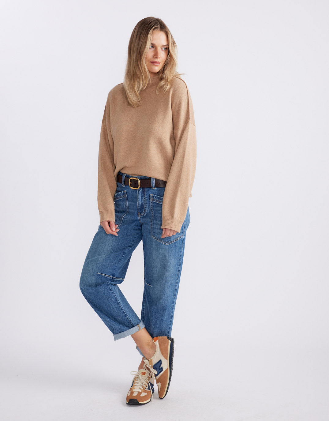 Biarritz Raw Edge Knit -  Mocha