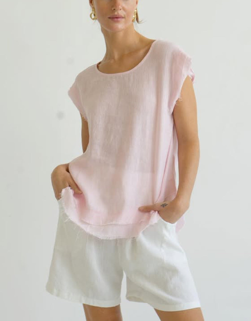 worthier-linen-shell-top-pink-womens-clothing