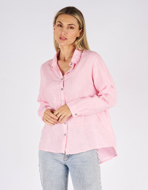 Veya Linen Shirt - Soft Pink