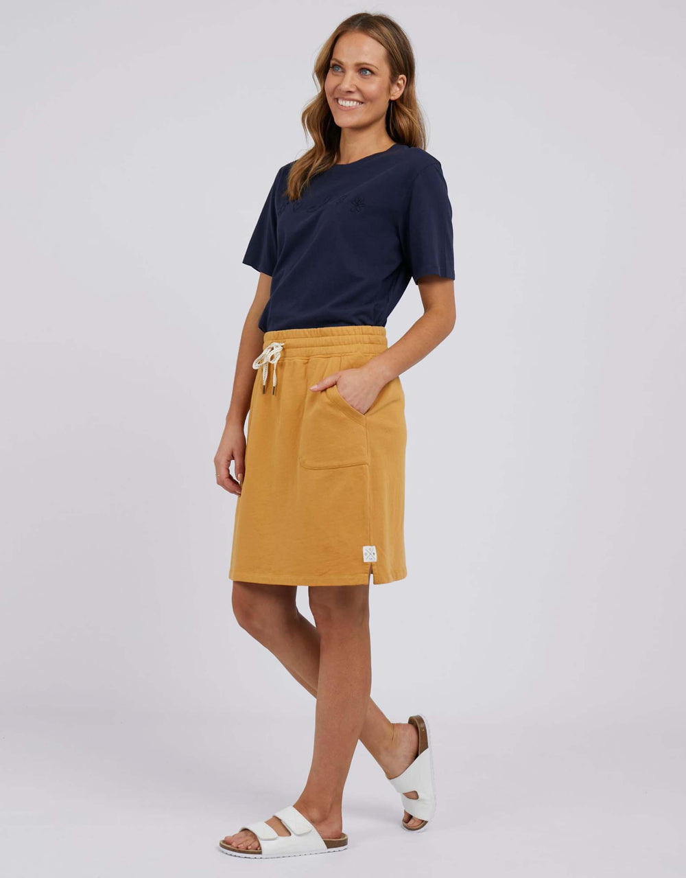 Cassie Skirt - Honey Mustard - White & Co Living