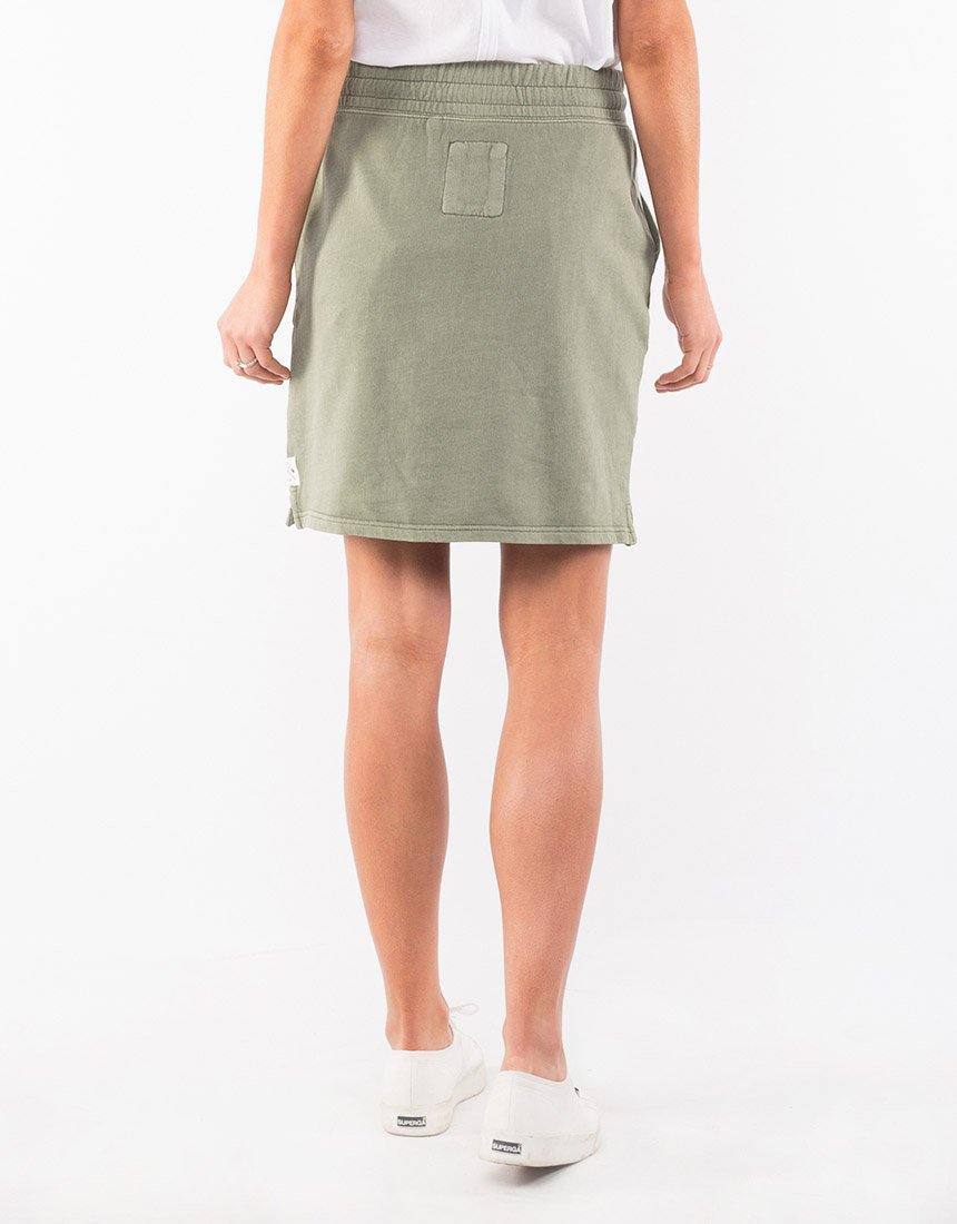 Elm - Cassie Skirt - Khaki - White & Co Living Skirts