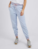 Plus Size Silvana Velour Pant - Sky Blue - White & Co Living