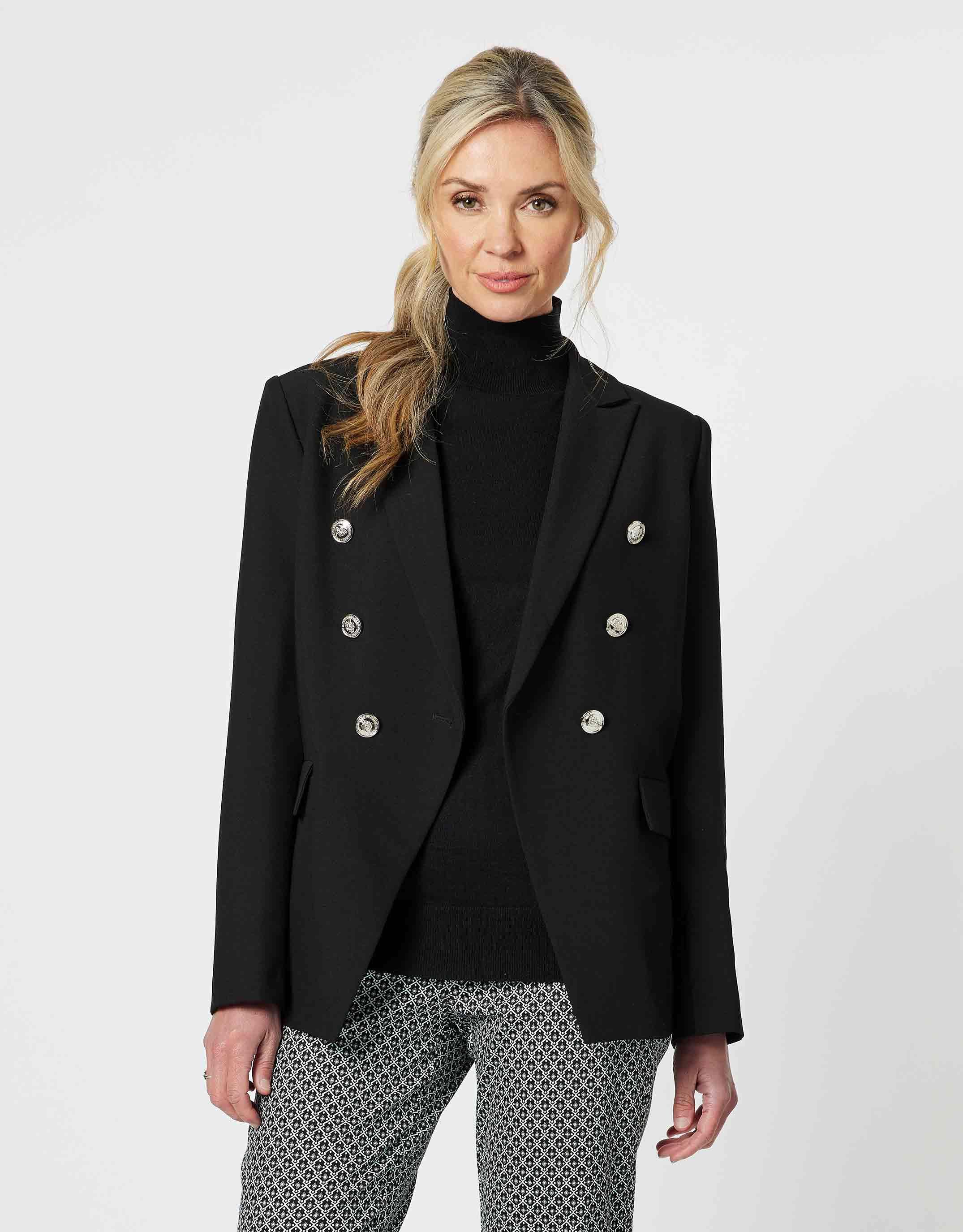 Gordon Smith - Lauren Blazer - Black - White & Co Living Jackets