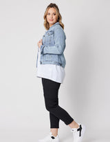 Threadz - Denim Jacket - Denim - White & Co Living Jackets